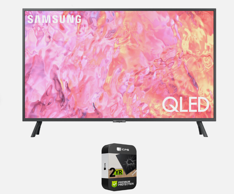 Samsung QN32Q60CA 32" QLED 4K Smart TV w/ 2 Year Extended Warranty (2023 Model)